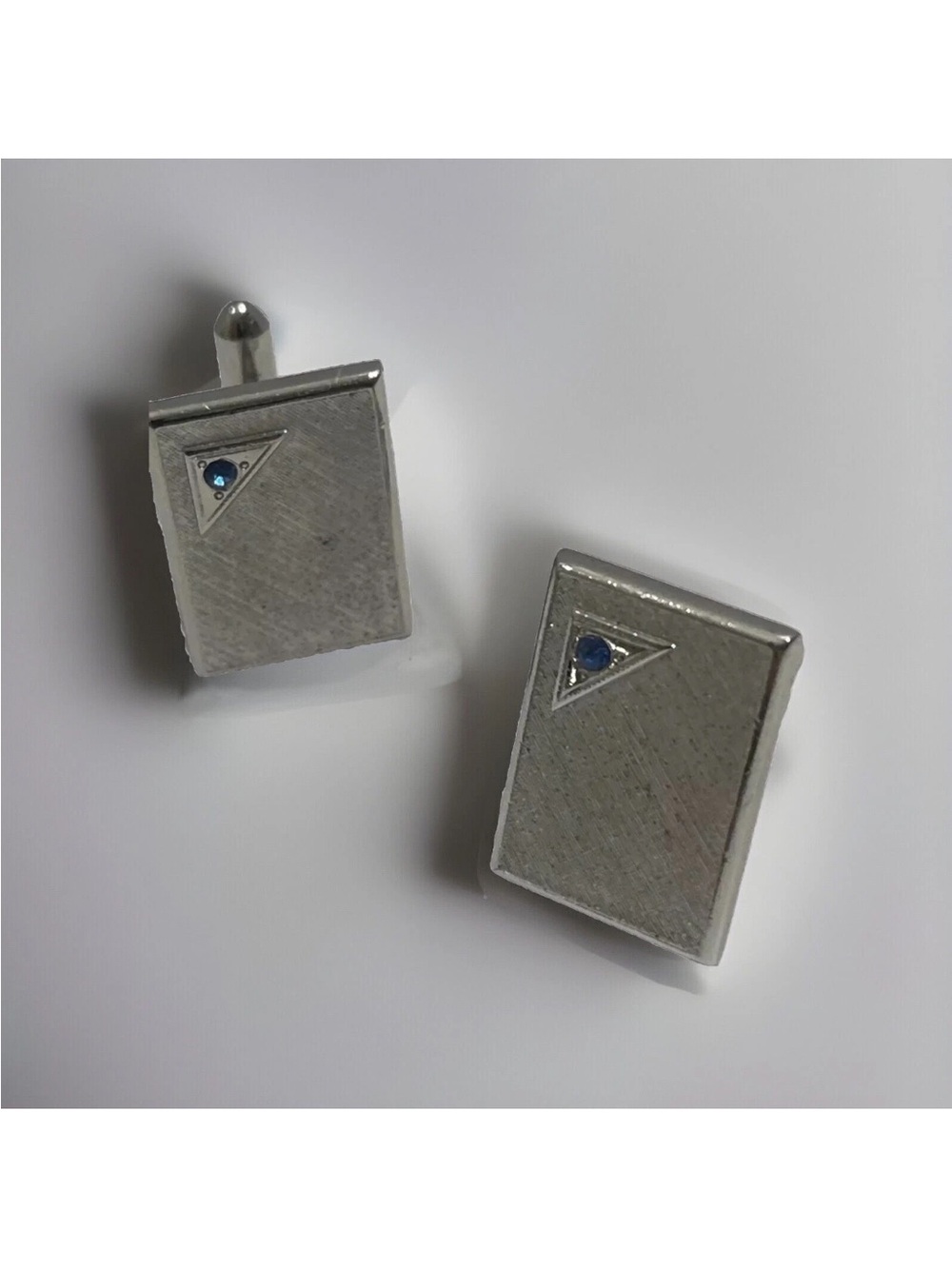 Vintage Swank Cufflinks-Silver-tone
